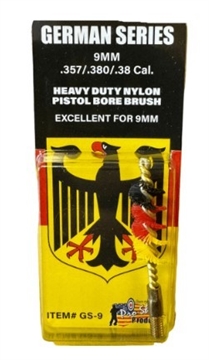 Picture of PRO-SHOT GERMAN SERIES HD NYLON BORE BRUSH .357 CAL./.38 CAL./9MM PISTOL GS-9