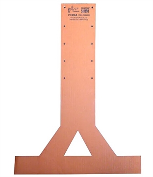 Picture of PRO-SHOT INDOOR RANGE TARGET HANGER- ORANGE 100 QTY. T-HANGER-100