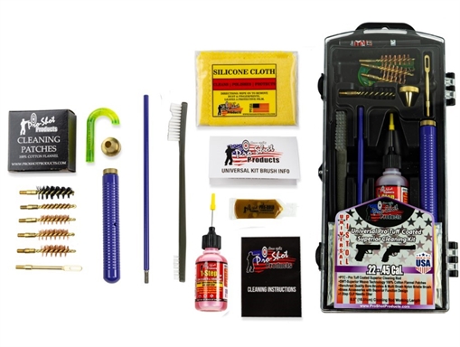 Picture of PRO-SHOT PURPLE COATED ROD UNIVERSAL PISTOL KIT FOR .22-45 CAL. PURP-PISTOL
