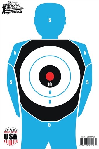 Picture of PROSHOT SILH-TACB-4PK   SILHOUETTE TACT TARGET 4PK