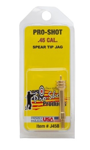 Picture of Pro-Shot Benchrest Quality Spear-Tip Brass Jag (8/32 Thread) .45 cal J45B