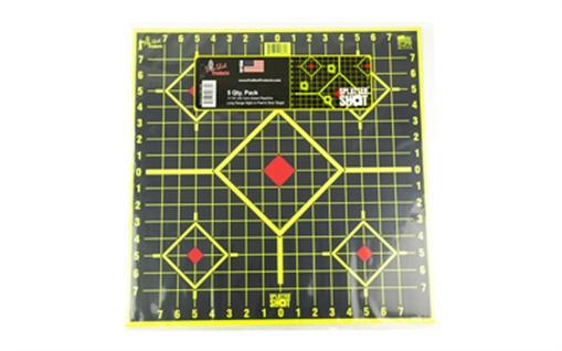 Picture of Pro-Shot Products Splatter Shot Sight In, Long Range, 17.75"x17.75", 5 Pack, Green/Black 17.75SI-5PK 1775SI5PK