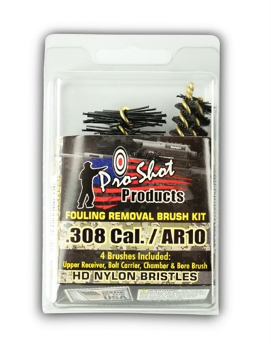 Picture of PRO-SHOT TOTAL FOULING REMOVAL BRUSH NYLON KIT - AR10 .308 CAL./7.62MM TFR-AR308