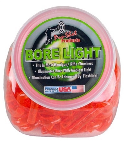 Picture of PRO-SHOT UV BORE LIGHT ILLUMINATOR LAVA RED GLOBE DISPLAY - 100 QTY. BL-RED-GLOBE