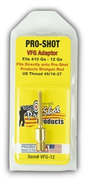 Picture of PRO-SHOT VFG ADAPTOR - FITS 10-410 GA PRO-SHOT SHOTGUN RODS - 5/16-27 US THREAD VFG-12
