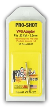 Picture of PRO-SHOT VFG ADAPTOR - FITS .22 CAL. - 6.5MM PRO-SHOT ROD - 8-32 THREADS VFG-22