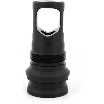 Picture of Rearden Manufacturing Group Llc PRS MUZZLE BRAKE 0.280 1/2-28 THREADS SQUARE SHOULDER BLACK 10174