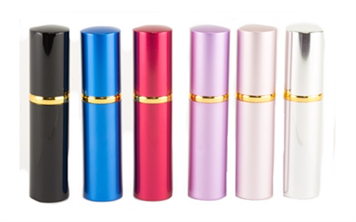 Picture of PS Products Hot Lips Pepper Spray, Display, .75 oz., Lipstick Disguised Pepper Spray, Assorted Colors, 6 Pack LSPS14-6