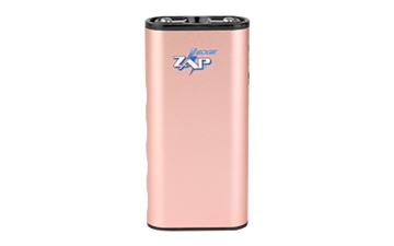 Picture of Personal Security Products Zap Edge Rechargeable USB Power Bank LED Stun Gun 950K Rose Gold ZAPEDGERG