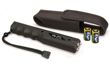 Picture of PS Products ZAP Stick with Light, Stun Gun, 800,000 Volts, 2x CR2 Batteries, Black Finish ZAPSTK800FBLK