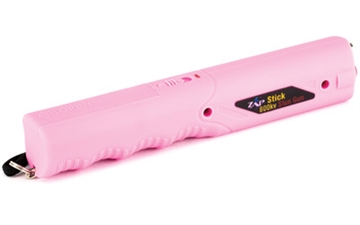 Picture of PS Products ZAP Stick, Stun Gun with Light, Pink, 800,000 Volts, 2x CR2 Batteries ZAPSTK800FPK