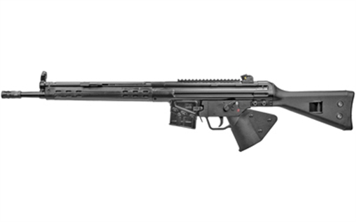 Picture of PTR Industries PTR-91 A3SK, Semi-automatic Rifle, 308 Win, 16" Tapered Barrel, Black, Fixed Stock, 1 Magazine, 10Rd, Slim Handguard, Welded Scope Mount, Removable 5/8X24 Flash Hider, Paddle Mag Release, California Compliant Grip PTR410