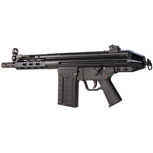 Picture of PTR Industries PTR-91 PDWR, Pistol, Semi-automatic, 308 Winchester, 8.5" Barrel, Steel, Black, Polymer Pistol Grip, Welded Scope Mount, 20 Rounds, 1 Magazine, Removable 5/8X24 Flash Hider, Tactical Handguard PTR105