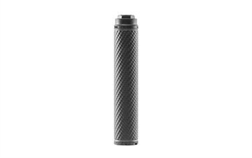 Picture of PTR Industries Vent 2, Suppressor, 7.6", 9MM, PVD Finish, Black, Direct Thread 1.125X28, Includes 1/2X28 Direct Thread Adaptor, Titanium Construction V2-0090101 V20090101