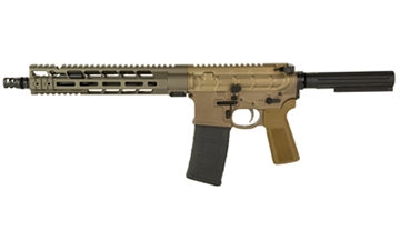 Picture of Primary Weapons Systems MK1 MOD 2-M, Semi-automatic Pistol, 223 Wylde, 11.85" Barrel, PWS Compensator, Anodized Finish, Kodiak Brown, B5 Systems Grip, Free Float PICLOK Handguard, 30 Rounds, 1 Magazine MK1-M2P-223-11-FDE-NB