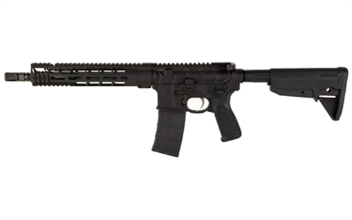 Picture of Primary Weapons Systems MK111, MOD 2-M, Semi-automatic, Short Barreled Rifle, 223 Wylde, 11.85" Barrel, PWS Triad Compensator, Anodized Finish, Black, BCM Adjustable Stock, BCM Grip, Radian Raptor Ambidextrous Charging Handle, 11" M-LOK Free Floated Handguard, 30 Rounds, 1 Magazine MK1-M2R-223-11-NFA