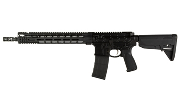 Picture of Primary Weapons Systems MK114, MOD 2-M, Semi-automatic, Short Barreled Rifle, 223 Wylde, 14.5 Barrel, PWS Triad Compensator, Anodized Finish, Black, Magpul Stock, Magpul Grip, Radian Raptor Ambidextrous Charging Handle, 11" M-LOK Free Floated Handguard, 30 Rounds, 1 Magazine MK1-M2R-223-14-NFA
