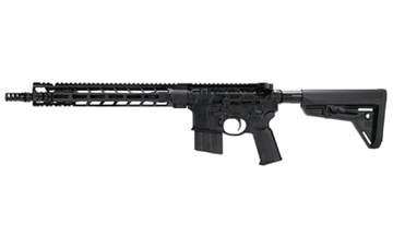 Picture of Primary Weapons Systems MK114, Mod 2-M, Semi-automatic Rifle, 6MM ARC, 14.5" Pinned (16" OAL) Barrel, FRC 3 Port Muzzle Device, Anodized Finish, Black, Magpul MOE K2 Grip, Magpul MOE SL Stock, 15 Rounds, 1 Magazine MK1-M2R-6ARC-14-PW MK1M2R6ARC14PW