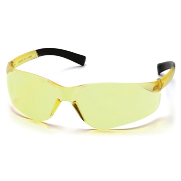 Picture of Pyramex Clear Mini Ztek Safety Glasses Amber with DP1000 32dB Earplugs PYS2530SNDP