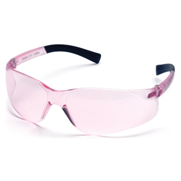 Picture of Pyramex Clear Mini Ztek Safety Glasses Pink with DP1000 32dB Earplugs PYS2517SNDP