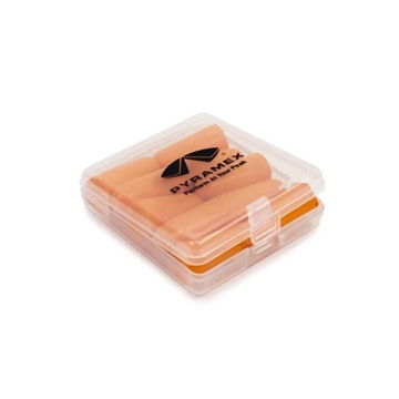 Picture of Pyramex Disposable Earplugs with Case 32dB Orange 5/pair PYDP1000PC