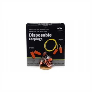 Picture of Pyramex Safety Products PYRAMEX DISPOSIBLE UNCORDED EARPLUGS 200PR/BX DP1000
