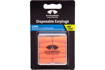 Picture of PYRAMEX EARPLUGS 5/PAIR PACK PYDP1000PC