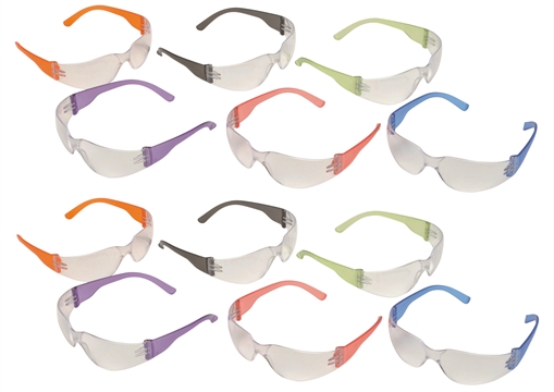 Picture of Pyramex Intruder Glasses Adult Clear Lens Anti-Scratch Polycarbonate 12 Pair S4110SMP