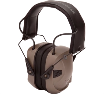 Picture of Pyramex Amp BT Electronic Earmuff 26dB Tan with Bluetooth VGPME31BT