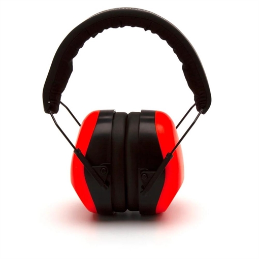 Picture of Pyramex VG80 Series Passive Earmuff 26dB Hi-Vis Orange Clamshell VGPM8041C