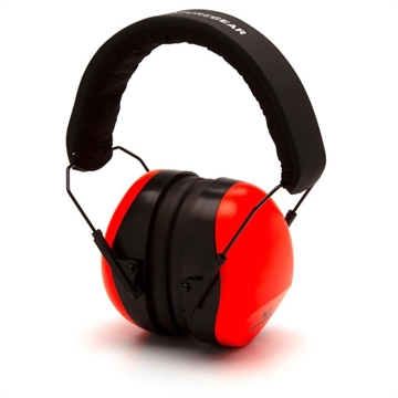 Picture of Pyramex VG80 Series Passive Earmuff 26dB Hi-Vis Orange Clamshell VGPM8041C