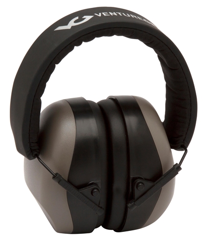 Picture of Pyramex Venture Gear V80 Muff Foam 26 dB 32 dB Over the Head Orange Gray/Black Adult 1 Pair VGPM8010C