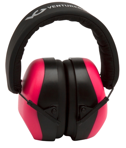 Picture of Pyramex Venture Gear V80 Muff Foam 26 dB 32 dB Over the Head Orange Pink/Black Adult 1 Pair VGPM8010PC