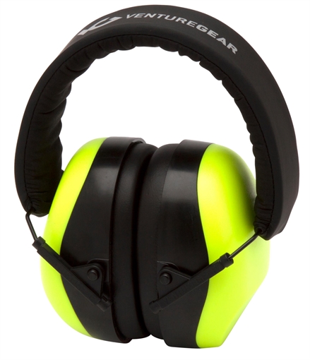 Picture of Pyramex Venture Gear V80 Muff Foam 26 dB 32 dB Over the Head Orange Lime/Black Adult 1 Pair VGPM8031C