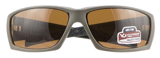 Picture of Pyramex Venture Gear Tactical Overwatch Adult Bronze Lens Anti-Fog Polycarbonate OD Green Frame VGSG718T