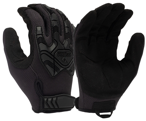 Picture of Pyramex Impact Operator Heavy-Duty Black Synthetic Leather Medium Hook & Loop VGTG40BM