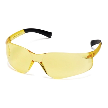 Picture of Pyramex ZTek Safety Glasses Amber with Amber Lenses with DP1000 Earplugs PYS2530SDP
