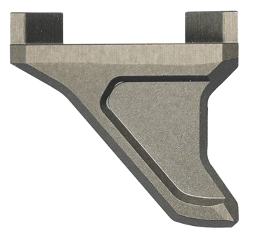 Picture of Q LLC Deluxe Q-Sert Barricade Stop Small Silver Anodized Aluminum ACCQSERTBSSAL