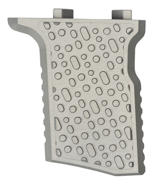 Picture of Q LLC Deluxe Q-Sert Vertical Grip Silver Anodized Aluminum ACCQSERTVGAL