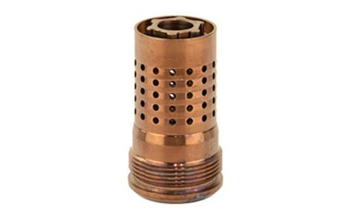 Picture of Q LLC Cherry Bomb 30 Cal (7.62mm) Copper 17-4 Stainless Steel with 5/8"-24 tpi Threads & 1.64" OAL CB5824