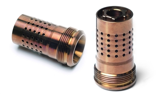 Picture of Q LLC CB5/8-248.6 Cherry Bomb 8.6 Blackout Steel 5/8"x24 Threads 2.27" OAL CB5/8-248.6 CB-5/8-24-8.6