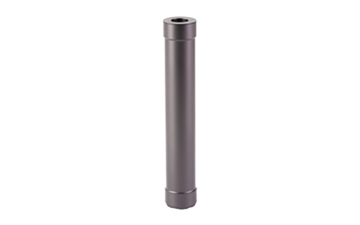 Picture of Q EL CAMINO 22LR TITANIUM TUBE STAINLESS STEEL BAFFLES 1/2-28 THREAD .99IN OD X 5.95IN LENGTH PVD SIL-EC-22