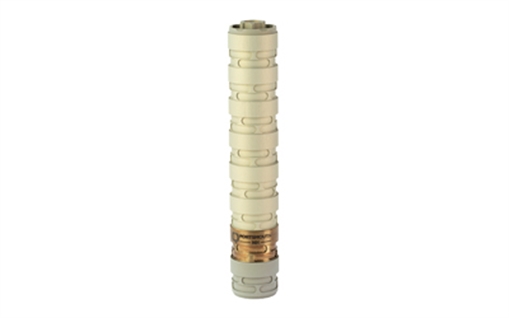 Picture of Q ERECTOR 22 LR MODULAR ALUMINUM STAINLESS STEEL BLAST BAFFLE 1/2-28 MOUNT .99IN OD X 7.6IN LENGTH CLEAR ANODIZED SIL-ER-22 SIL-ER-22 SIL-E-22