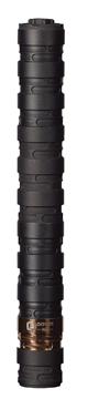 Picture of Q ERECTOR 22 LR MODULAR ALUMINUM WITH STAINLESS STEELS BLAST BAFFLE 1/2-28 MOUNT .99IN OD X 7.6IN LENGTH BLACK ANODIZED SIL-ER-22-BLK SIL-ER-22-BLK SIL-E-22-BLK