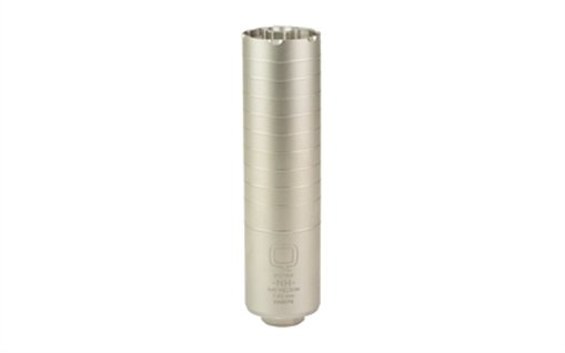 Picture of Q Half Nelson, Suppressor, 762NATO, Titanium Construction, Bead Blasted Finish, Silver, 6.85" Overall Length, 5/8X24 Direct Thread SIL-HN-DT-762-B