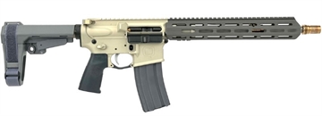 Picture of Q SUGAR WEASEL 5.56 NATO 13IN BARREL 1IN 17 TWIST PISTOL WITH BRACE GRAY ACCENTS SW-556-13IN-PISTOL SW-556-13IN-PISTOL SW55613INPISTOL