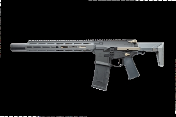 Picture of Q HONEY BADGER SBR SD 300BLK 7" ARMOR BLACK 1-30RD GEISSELE TRIGGER (Q-HB-SILENCER) 1-100 HB300B7INHBSILBLKG