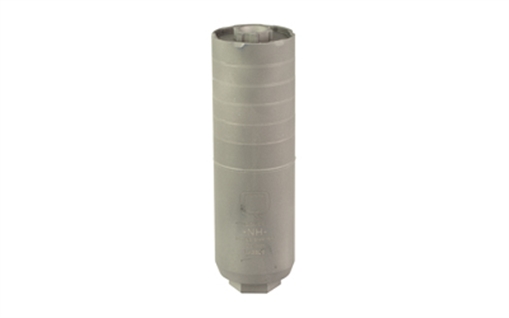 Picture of Q Jumbo Shrimp Rifle Suppressor, 6.5 Creedmoor, Titanium, Bead Blasted Finish, 1.75" Diameter, 5.69" Overall Length, Quickie Fast Attach SIL-JS-QUICKIE-65-B