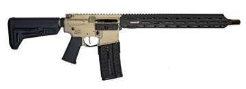 Picture of Q LLC  Sugar Weasel *CA Compliant 300 Blackout 10+1 16" Clear Anodized Cerakote Aluminum Receiver w/Picatinny Rail, M-LOK Handguard, CMOE SL-K Black Polymer Stock, Black Polymer Grip SW300BLK16INRIFLEFM10 810152961407