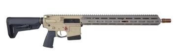 Picture of Q LLC Sugar Weasel *CA Compliant 223 Rem/5.56 NATO 10+1 16" Gray Threaded Barrel, Flat Dark Earth 15" M-LOK Handguard, Gray Synthetic Magpul SL-K Stock, California Paddle Grip SW55616INRIFLECALI